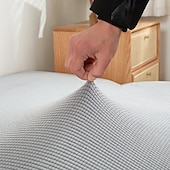 economico Copertura del divano futon-Copridivano letto senza braccioli in tessuto jacquard 3 diverse dimensioni fodere per decorazioni per divano in velluto di mais protezione elasticizzata copripanca elastico