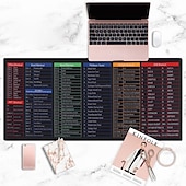 cheap Home Supplies-Anti-Slip Keyboard Pad, Quick Key Super Large Keyboard Anti Slip Pads, Keyboard Anti Slip Pads, Shortcuts Mouse Pad Large Water-Proof with Office Software Shortcuts Pattern
