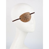 preiswerte Zubehör und mehr-Mittelalterlich Renaissance Maske Augenbinde Pirat Wikinger Unisex Seeräuber Halloween Karneval Leistung Party LARP Erwachsene Augenmaske