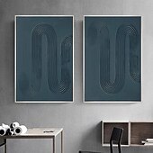 abordables Peintures Abstraites-art turquoise art peinture à l&#039;huile fait main plâtre bleu vert peinture texturée art de gypse bleu vert peinture minimaliste bleu vert art mural bleu vert