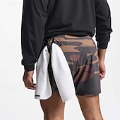 ieftine Șorturi de alergare-Bărbați Σορτς για τρέξιμο Pantaloni Sport de Sală Pantaloni scurți Buzunar Curea elastică Pantaloni scurți În aer liber Sporturi &amp; Exterior De Atletism Uscare rapidă Ușor Απαλό Maraton Alergat A face