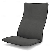 abordables Housse de canapé-Housse de coussin de chaise 100% coton couleur uniforme sans housse de coussin