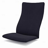 abordables Housse de canapé-Housse de coussin de chaise 100% coton couleur uniforme sans housse de coussin