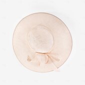 abordables Fascinateurs &amp; Chapeaux-Élégant Rétro Vintage Derby accessoire Chapeau Chapeau d'église Dame Noble Déguisement Femmes Saint-Valentin Derby Fête de mariage Foulard Adulte Chapeau Printemps &amp; Été