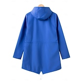 cheap Outdoor Jackets-Women's Hiking Raincoat Raincoat Outdoor Waterproof Quick Dry Lightweight Jacket Camping / Hiking / Caving Traveling Blue Black Yellow Pink Red