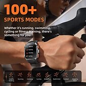 cheap Smartwatch-Smart Watch 3ATM Waterproof 2.02 IPS S50 Men Sport With Compass And LED Flashlight Health Monitoring Fitness Tracking