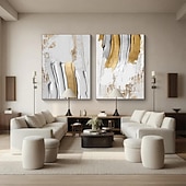 preiswerte Abstrakte Gemälde-gold 3d ölgemälde handgemachte wand kunst wand kunst gold weiß malerei gold wand kunst malerei handgemachte gold weiß strukturierte ölgemälde wand kunst gold textur kunst gemälde