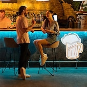 cheap Neon LED Lights-Oktoberfest Beer USB LED Neon Light, LED Beer Sign Bar Club Acrylic Neon Light Hotel Bar Caf  Birthday Party Youth Room Wall Decoration Light Logo 1PC