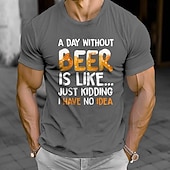 cheap Graphic Apparel-Cosplay Costume T-shirt Print Bavarian German T-shirt Sleeve Classic Street Style for Men's Adults' Hot Stamping  for Carnival Oktoberfest Beer Party Casual Daily