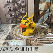 abordables Statues-Statue de canard en résine, collection de canards sataniques, punk, gothiques et rock&#039;n&#039;roll – ajouts parfaits pour Mme. Affichage excentrique et au thème sombre de Valentina