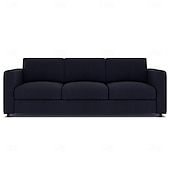 cheap Sofa Cover-3-Seat Sofa Cover 100% Cotton Solid Color Quilted Slipcovers VIMcover LITB PRIME cover