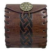 abordables Accesorios y más-Punk y gótico Medieval siglo 17 bolsa Bolsa de cinturón Bolsa de dados caballero celta élfico Hombre Mujer Unisexo Celta Vikingo Carnaval Mascarada Víspera de Todos los Santos Mascarada Adulto Maleta