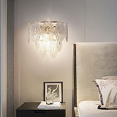abordables Appliques murales d&#039;intérieur-appliques murales d&#039;intérieur à LED source de lumière 3 couleurs 30 cm 2 lumières Vienne spectre complet magnificence applique murale moderne métal verre e14 pour chambre salle de bain vanité salon