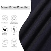 baratos Polo Clássico Masculino-Homens Camiseta Polo Camisa de golfe Casual Feriado gola pólo com nervuras Manga Curta Moda Básico Bloco de cor Riscas Clássico Verão Normal Branco Amarelo Vinho Azul Marinho Azul Céu Camiseta Polo