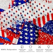 preiswerte Unabhängigkeitstag Hosen-Herren Flagge Amerikanische Flagge Nationalflagge Badehosen Badeshorts Boardshorts Mittlere Taille Mode Designer Surfen Ferien Strand Tasche Kordelzug Elastischer Bund Designer Bekleidung