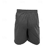 baratos Shorts de moletom-Homens Shorts de moletom Calção Shorts de verão Bolsos Com Cordão Cintura elástica Tecido Conforto Curto Esportes Diário Para Noite Moda Casual Preto Verde Micro-Elástica