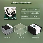 お買い得  事務用品-パンダモデル 3D 立体紙彫刻カスタムノートクリエイティブギフト引き裂いて解凍できるノート紙の装飾