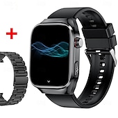 halpa Älykellot-696 TK16 Älykello 2.4 inch Älykello Bluetooth Askelmittari Puhelumuistutus Sleep Tracker Yhteensopiva Android iOS Miehet Handsfree puhelut Viestimuistutus IP 67 52mm kellokotelo