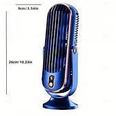 cheap Heating &amp; Cooling-Portable Air Conditioner Fan, Large Battery Dual Motor Household Small Air Cooler, 5-speed Air Cooling Fan 720 ° Surround Air Blower, Office, Tourism, Camping, Outdoor RV Portable USB Fan, Thanksgiving Halloween Christmas Gift
