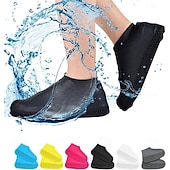 economico Cura Personale &amp; Salute-copriscarpe impermeabili, copriscarpe antiscivolo resistenti all&#039;acqua, protezioni copriscarpe antipioggia in gomma siliconica per bambini, uomini, donne