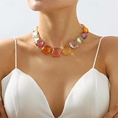 voordelige Kettingen en hangers-1 stuk Ketting For Dames Straat Dagelijks Legering Retro