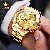economico Orologi meccanici-Orologio meccanico da uomo OLEVS moda business automatico autopulente luminescente con calendario impermeabile in acciaio