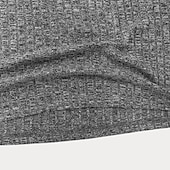 cheap Ribbed Knit Tee-Men&#039;s Color Block Tee Short Sleeve Shirt Ribbed Knit tee Tee Top Short Sleeve V Neck Summer Spring &amp; Summer Solid Color Pit Strip Sports Daily V Neck Outdoor Casual Black White Blue Top Tee for Men