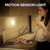 billiga skåpljus-1st rörelsesensor lampor inomhus trådlös led uppladdningsbar magnetisk sticka på vägg nattlampa batteridriven usb-laddning trappa korridorer garderob kökslampa under skåp ljus