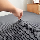 economico Copertura del divano futon-Copridivano letto senza braccioli in tessuto jacquard 3 diverse dimensioni fodere per decorazioni per divano in velluto di mais protezione elasticizzata copripanca elastico