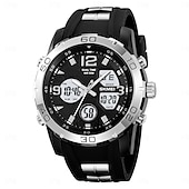 abordables Relojes digitales-SKMEI Hombre Reloj Digital Al Aire Libre Deportes Moda Reloj Casual Luminoso Cronómetro Despertador Calendario TPU Reloj