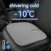 cheap Car Seat Covers-FYAUTOPER Car honeycomb gel cushion summer cool pad Single car pad silicone breathable ice pad butt pad summer truck seat pad