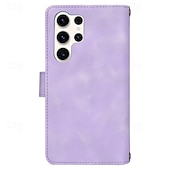 Недорогие Чехлы для Samsung-телефон Кейс для Назначение S24 Ultra Plus S23 S22 S21 S20 Ultra Plus FE А55 А35 А25 А15 5Г A54 A34 A14 A72 А73 А53 A12 A52 A13 Кошелек для карт со стендом Молния Полная защита тела Ретро ТПУ Кожа PU
