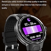 preiswerte Intelligente Armbänder-696 EX103 Smartwatch 1.55 Zoll Smart-Armband Bluetooth Schrittzähler Anruferinnerung Schlaf-Tracker Kompatibel mit Android iOS Herren Freisprechanlage Nachrichterinnerung IP 67 47mm Uhrengehäuse