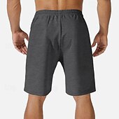 baratos Shorts de moletom-Homens Shorts de moletom Calção Shorts de verão Bolsos Com Cordão Cintura elástica Tecido Conforto Curto Esportes Diário Para Noite Moda Casual Preto Verde Micro-Elástica