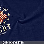 levne tisk vlajky-Pánské Vlajka Písmeno Americká vlajka Kraťasy Středně vysoký pas prázdniny Módní Šik ven Venkovní Ležérní Dovolená Šňůrky Boční kapsy Návrhář Oblečení