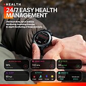preiswerte Smartwatch-696 S53 Smart Watch Fitness Tracker ECG PPG Bluetooth Anruf Erinnerungs Android iOS IP67 48mm 1,43