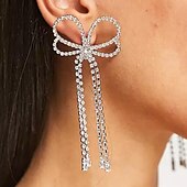 economico Orecchini-Per donna Orecchini a bottone Orecchini a goccia geometrico Farfalla Prezioso Importante Diamanti d&#039;imitazione Orecchini Gioielli Argento Per Matrimonio Feste 1 paio