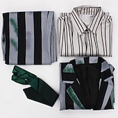 preiswerte Klassischer Horror-Beetlejuice 2 Horrorfilm Käfersaft Anzüge &amp; Blazer Erwachsene Herren Cosplay-Kostüm Party / Abend Karneval Einfaches Karnevalskostüm