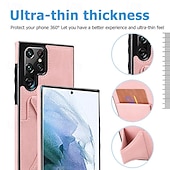 cheap Samsung Cases-Phone Case For Samsung Galaxy S24 Ultra Plus S23 S22 S21 S20 Plus Ultra A55 A35 A25 A15 5G A73 A53 A33 A23 A13 A72 A52 A32 A22 A12 S25 Ultra Back Cover with Stand Holder Card Slot Shockproof Retro