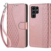 tanie Etui do telefonów Samsung-telefon Kılıf Na Samsung Galaxy S24 Ultra Plus S23 S22 S21 S20 Ultra Plus FE A55 A35 A25 A15 5G A54 A34 A14 A72 A52 A32 A22 A12 A53 A33 A23 A13 S25 Ultra Osłona tylna Z podpórką Magnetyczne z paskiem