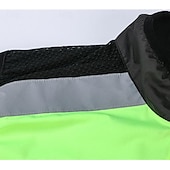 voordelige Herenjassen &amp; Gilets-WOSAWE Voor heren Wielrenvest Mouwloos Bergracen Wegwielrennen Zwart Donker Marineblauw Oranje Fietsen waterdicht Sport Effen Kleur Kleding