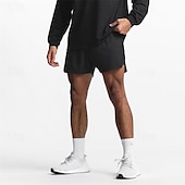 ieftine Șorturi de alergare-Bărbați Σορτς για τρέξιμο Pantaloni Sport de Sală Pantaloni scurți Buzunar Curea elastică Pantaloni scurți În aer liber Sporturi &amp; Exterior De Atletism Uscare rapidă Ușor Απαλό Maraton Alergat A face