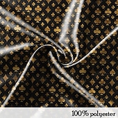 preiswerte Herren Satin Hemd-Herren Knopfhemd Bedruckte Hemden Langarm Brautkleider schlicht Formal Sommer Frühling Herbst Umlegekragen Knopf Bedruckt Gelb