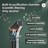 abordables Alarmes pour voiture-Testeur d&#039;haleine d&#039;alcool sans contact, alcoomètre, écran lcd, détecteur d&#039;alcool, précision, outil de diagnostic
