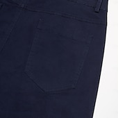 cheap Men&#039;s Elite Pants-Men&#039;s Dress Pants Zipper Pocket Solid Color Breathable Full Length Formal Office Work Chic &amp; Modern Formal Navy Blue Khaki Micro-elastic