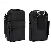 baratos saco de telefone universal-Capa de telefone jeans universal de 7,2 polegadas bolsa de cintura com zíper bolsa de cintura pendurada diagonal bolsa cruzada