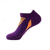 preiswerte Herrensocken-Herren 3 Stück Mehrfachpackungen Socken Laufsport Socken Freizeitsocken Schwarz Weiß Farbe Streifen Sport &amp; Natur Täglich Urlaub Grundlegend Mittel Frühling Herbst Modisch Brautkleider schlicht