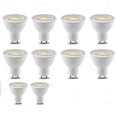 billige Spotlys med LED-6/10 stk dimbare gu10 led pærer, led downlight spotlight 38 grader energisparende lyspærer 220~240v innendørs belysning