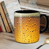 cheap Mugs &amp; Cups-Beer Print Mug,Oktoberfest Beer Festival Coffee Cup,11 OZ Ceramic Coffee Mug,Funny Mug Gift for Friends