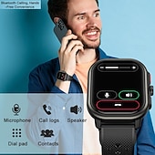 Χαμηλού Κόστους Smartwatch-696 P106 Εξυπνο ρολόι 2.06 inch Έξυπνο ρολόι Bluetooth Βηματόμετρο Υπενθύμιση Κλήσης Παρακολούθηση Ύπνου Συμβατό με Android iOS Γυναικεία Άντρες Κλήσεις Hands-Free Υπενθύμιση Μηνύματος IP 67
